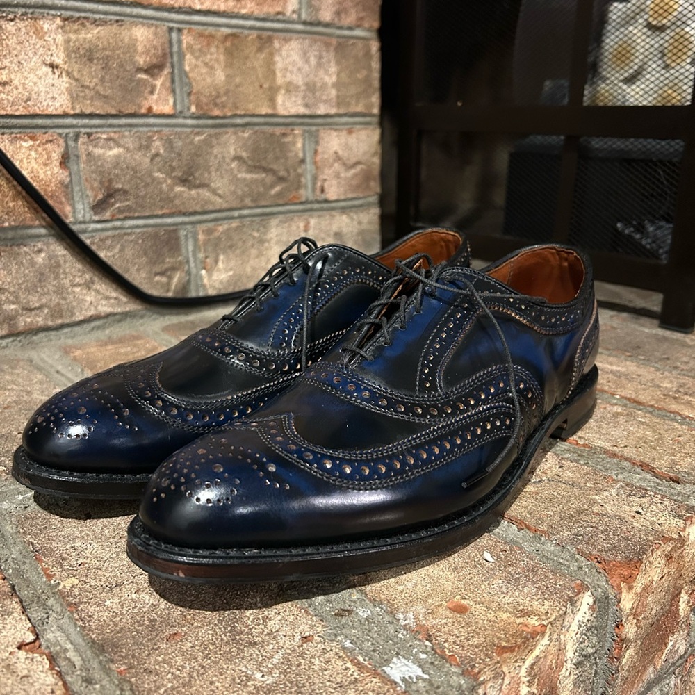 Allen Edmond Morgan Leather Oxford WingTip Dress Shoes Men’s Size 11